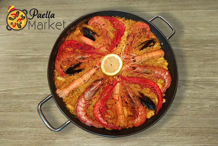 Spanish seafood Paella