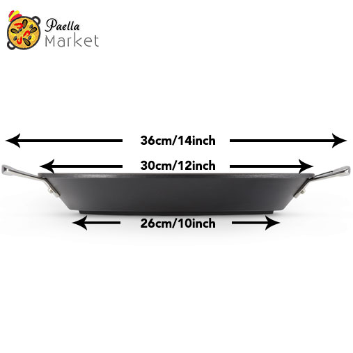 Paella pan sizes