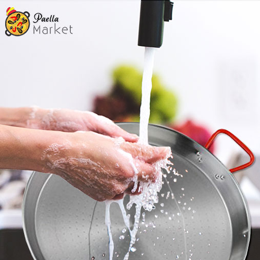 Paella pan maintenance