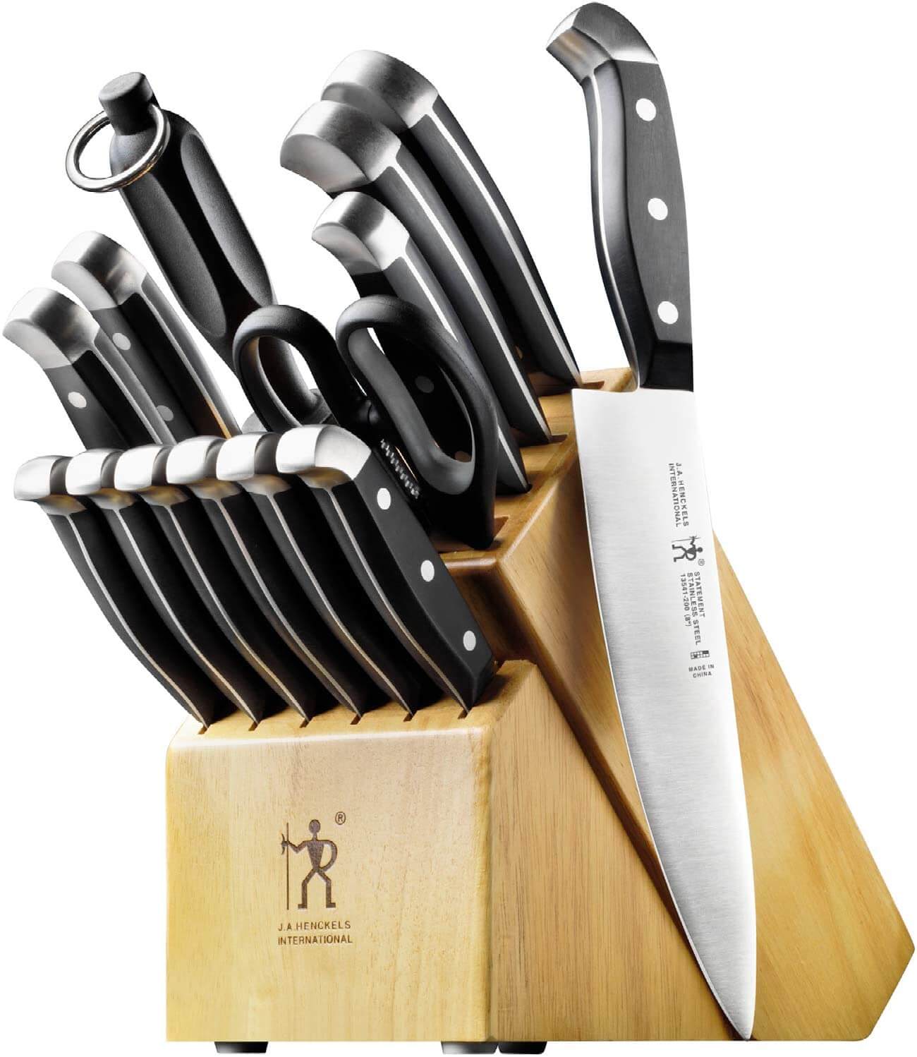 J.A. Henckels International Statement Kitchen Knife Set with Block